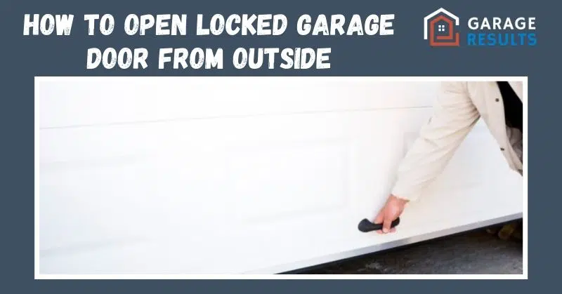 Homeowner standing beside a closed sectional garage door