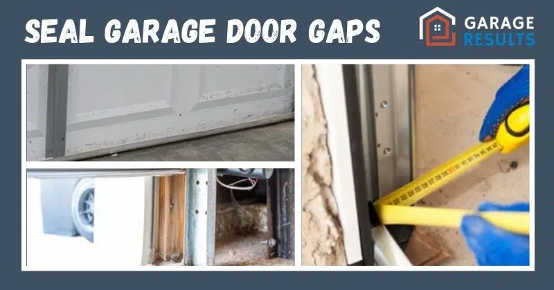 Garage door weatherseal along the bottom, sides, and top of an opening