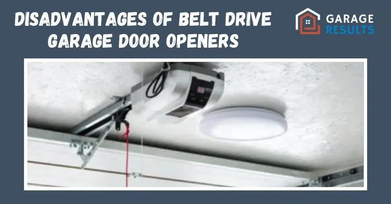 Ceiling-mounted garage door opener above a sectional door